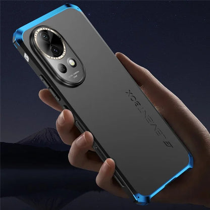 ELEMENT BOX For Huawei nova 12 Pro 5G / nova 12 Ultra 5G Case Metal Frame 3-Piece Design Slim Cover / Gold