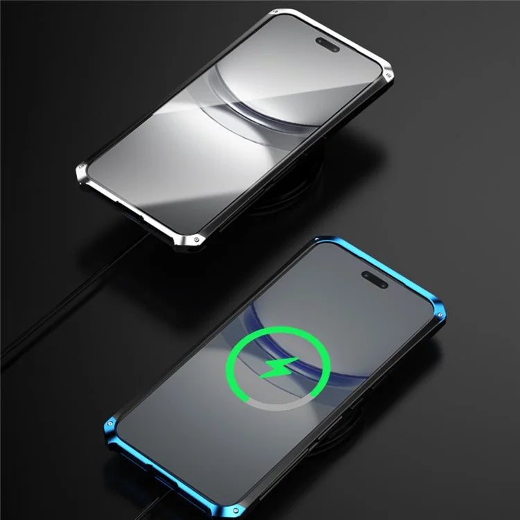 ELEMENT BOX For Huawei nova 12 Pro 5G / nova 12 Ultra 5G Case Metal Frame 3-Piece Design Slim Cover / Gold