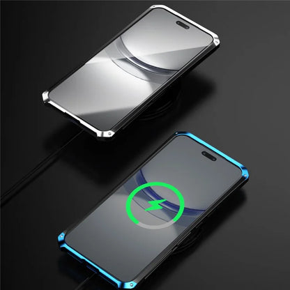 ELEMENT BOX For Huawei nova 12 Pro 5G / nova 12 Ultra 5G Case Metal Frame 3-Piece Design Slim Cover / Gold