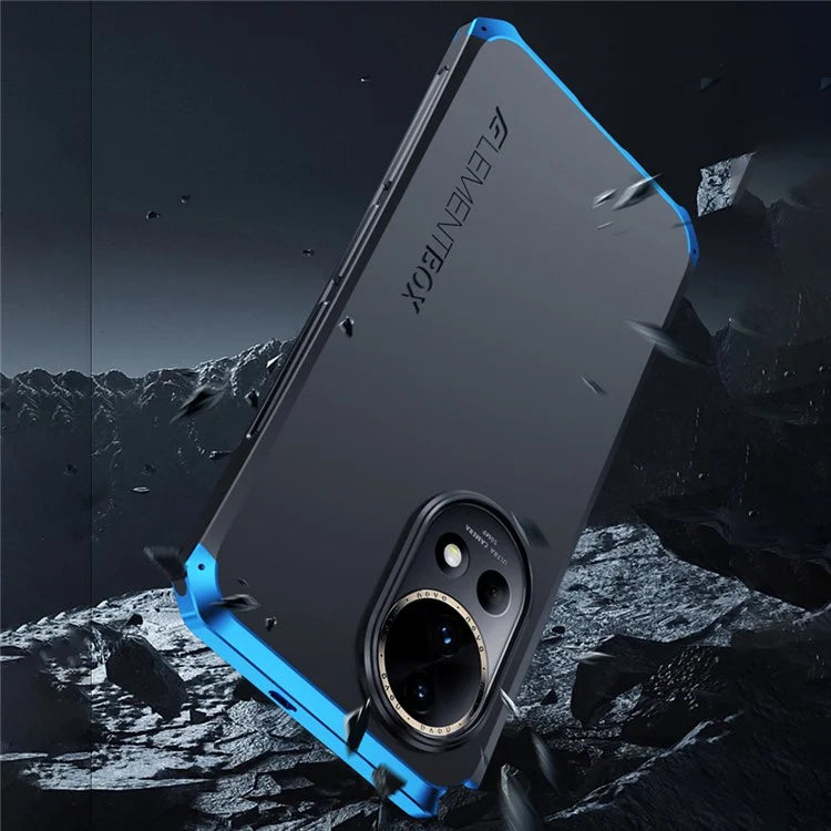 ELEMENT BOX For Huawei nova 12 Pro 5G / nova 12 Ultra 5G Case Metal Frame 3-Piece Design Slim Cover / Gold