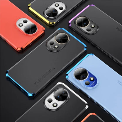 ELEMENT BOX For Huawei nova 12 Pro 5G / nova 12 Ultra 5G Case Metal Frame 3-Piece Design Slim Cover / Gold