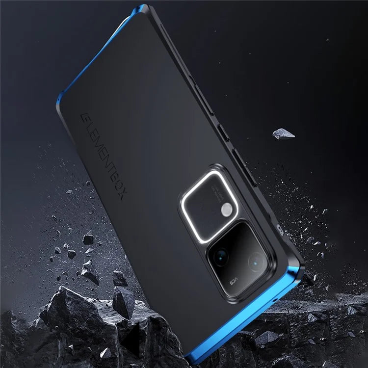 ELEMENT BOX For vivo S18 5G / S18 Pro 5G Phone Case Metal+PC+Silicone Back Cover / Gold