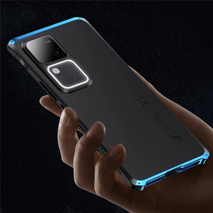 ELEMENT BOX For vivo S18 5G / S18 Pro 5G Phone Case Metal+PC+Silicone Back Cover / Gold