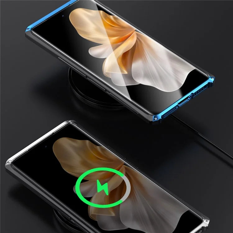 ELEMENT BOX For vivo S18 5G / S18 Pro 5G Phone Case Metal+PC+Silicone Back Cover / Gold