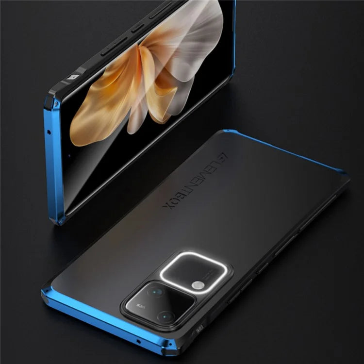 ELEMENT BOX For vivo S18 5G / S18 Pro 5G Phone Case Metal+PC+Silicone Back Cover / Gold