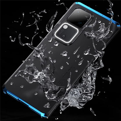 ELEMENT BOX For vivo S18 5G / S18 Pro 5G Phone Case Metal+PC+Silicone Back Cover / Gold