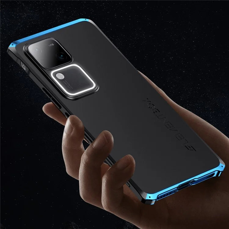 ELEMENT BOX For vivo S18 5G / S18 Pro 5G Phone Case Metal+PC+Silicone Back Cover / Gold
