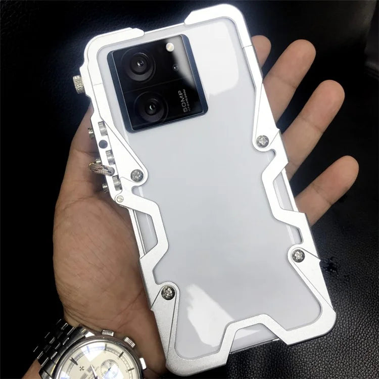 For Xiaomi Redmi K60 Ultra / K60 5G / K60 Pro 5G / K60 Champion Edition Case Aluminium Alloy Anti-Drop Phone Cover with Strap