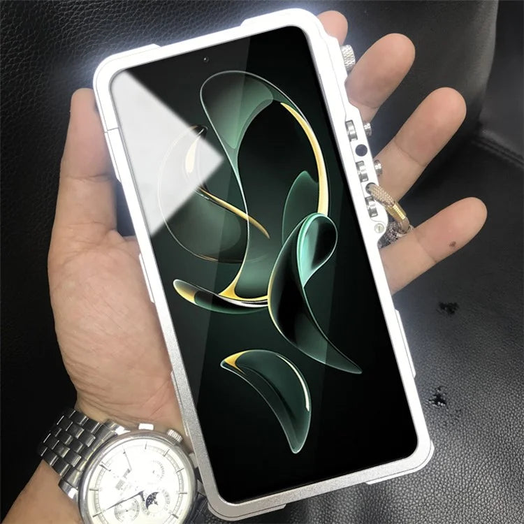 For Xiaomi Redmi K60 Ultra / K60 5G / K60 Pro 5G / K60 Champion Edition Case Aluminium Alloy Anti-Drop Phone Cover with Strap