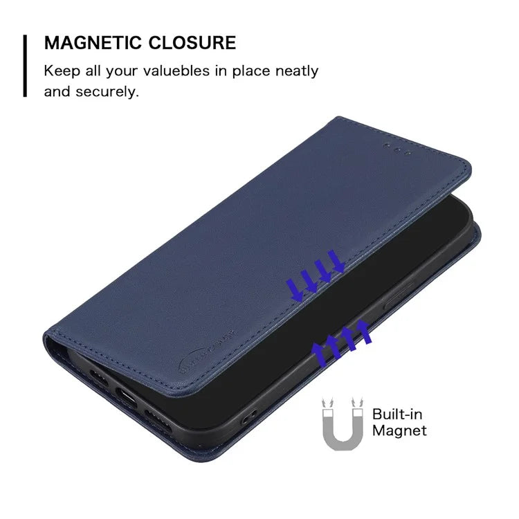 BINFEN COLOR BF18 For Oppo Find X7 Ultra Phone Cover Magnetic Closure Flip Leather Case