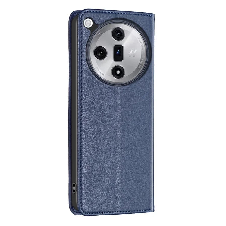 BINFEN COLOR BF18 For Oppo Find X7 Ultra Phone Cover Magnetic Closure Flip Leather Case