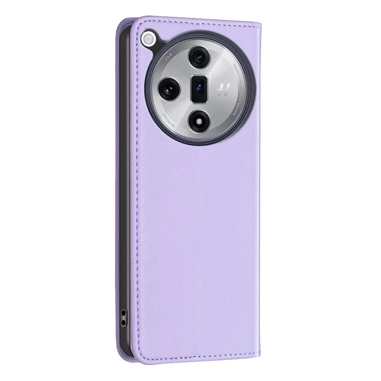 BINFEN COLOR BF18 For Oppo Find X7 Ultra Phone Cover Magnetic Closure Flip Leather Case