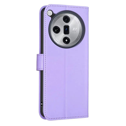 For Oppo Find X7 Ultra Phone Case Imprinted Clover Pattern Drop-proof Cover