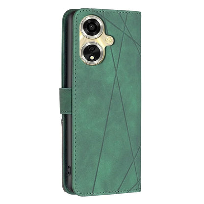 BINFEN COLOR BF05 For Oppo A59 5G Protective Folio Case Card Holder Leather Phone Cover