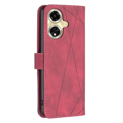BINFEN COLOR BF05 For Oppo A59 5G Protective Folio Case Card Holder Leather Phone Cover