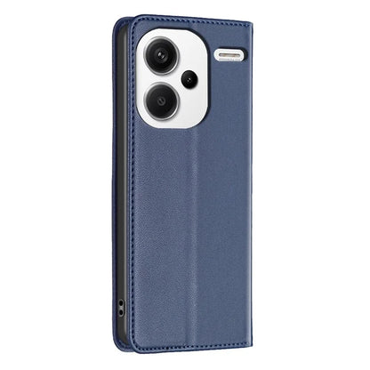 BINFEN COLOR BF18 For Xiaomi Redmi Note 13 Pro+ 5G Leather Phone Case Cover with Card Holder Stand