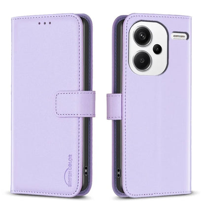 BINFEN COLOR BF17 For Xiaomi Redmi Note 13 Pro+ 5G Case PU Leather Wallet Cover