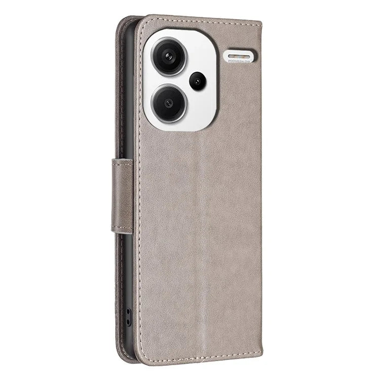 For Xiaomi Redmi Note 13 Pro+ 5G Leather Case with Wallet Stand Butterfly Imprinted
