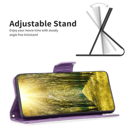 For Xiaomi Redmi Note 13 Pro+ 5G Leather Case with Wallet Stand Butterfly Imprinted