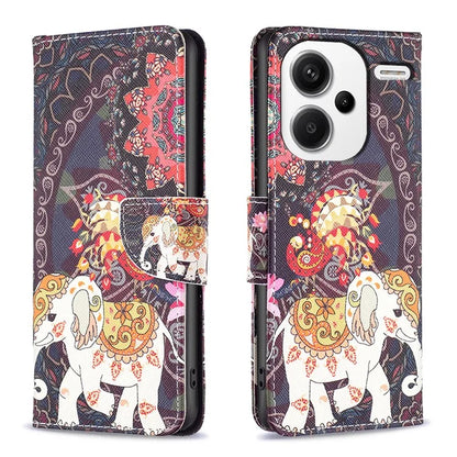 For Xiaomi Redmi Note 13 Pro+ 5G Case Wallet Leather Cover Pattern Printing