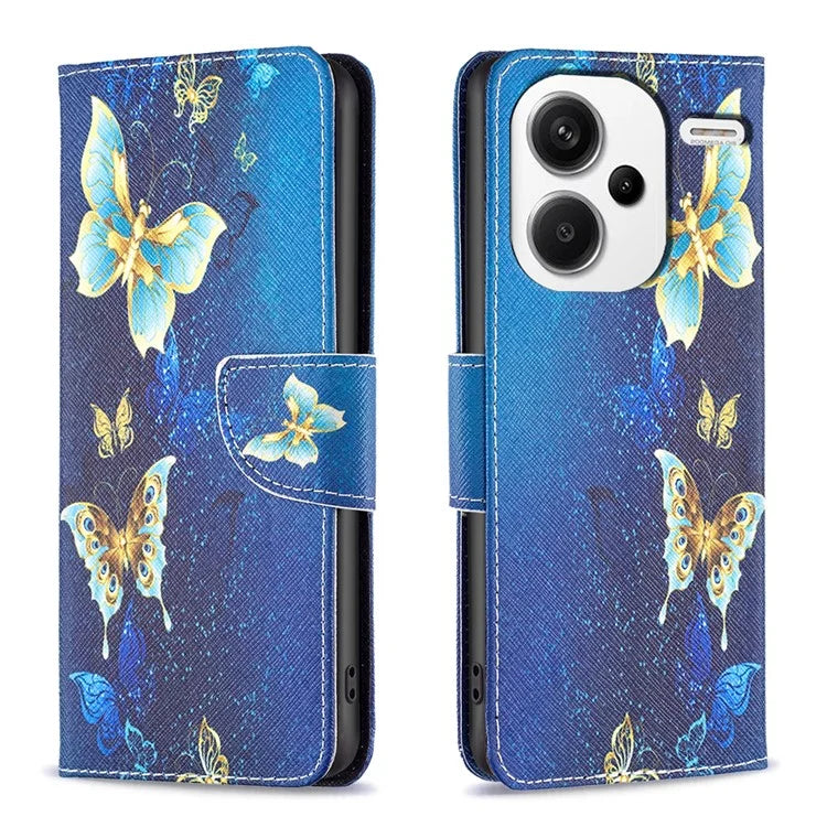 For Xiaomi Redmi Note 13 Pro+ 5G Case Wallet Leather Cover Pattern Printing