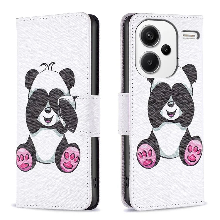 For Xiaomi Redmi Note 13 Pro+ 5G Case Wallet Leather Cover Pattern Printing