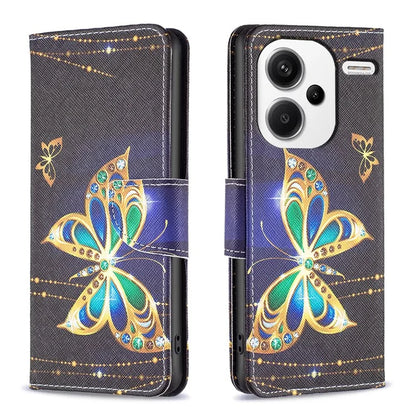 For Xiaomi Redmi Note 13 Pro+ 5G Case Wallet Leather Cover Pattern Printing