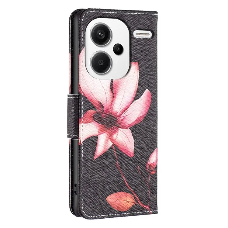 For Xiaomi Redmi Note 13 Pro+ 5G Case Wallet Leather Cover Pattern Printing