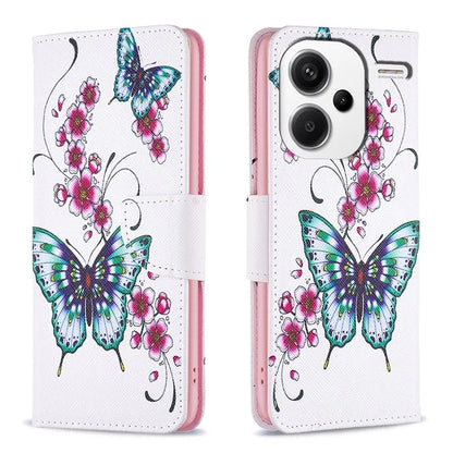 For Xiaomi Redmi Note 13 Pro+ 5G Case Wallet Leather Cover Pattern Printing