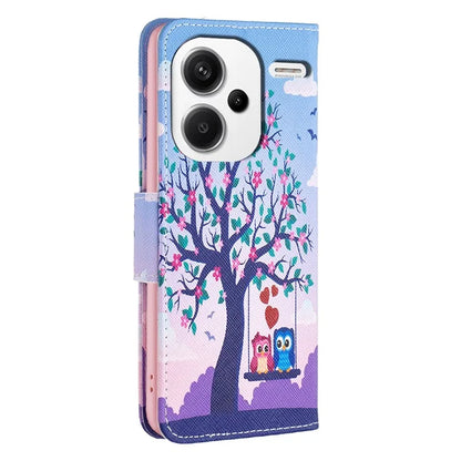 For Xiaomi Redmi Note 13 Pro+ 5G Case Wallet Leather Cover Pattern Printing