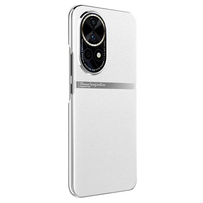 For Huawei nova 12 5G Case PU Leather Coating Phone Cover Anti-scratch