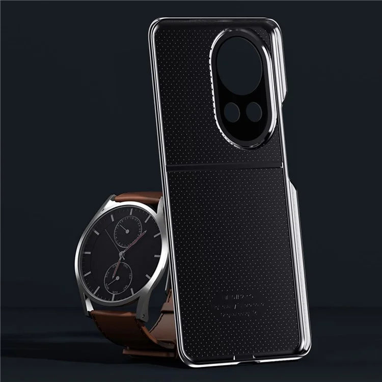 For Huawei nova 12 5G Case PU Leather Coating Phone Cover Anti-scratch