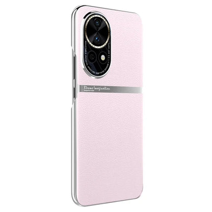 For Huawei nova 12 5G Case PU Leather Coating Phone Cover Anti-scratch