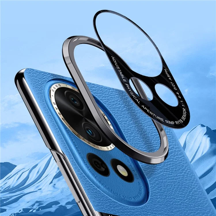 For Huawei nova 12 5G Case PU Leather Coating Phone Cover Anti-scratch