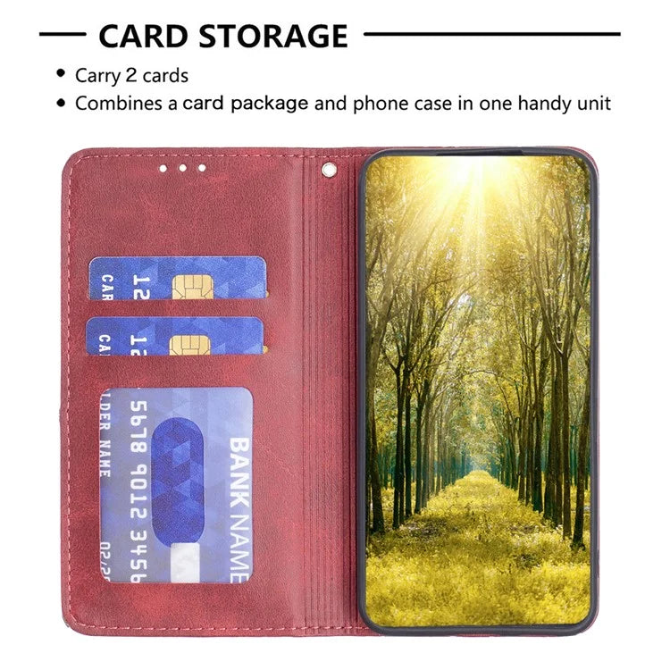 For Xiaomi Redmi Note 13 Pro+ 5G Case PU Leather Phone Cover with TPU Shockproof Shell
