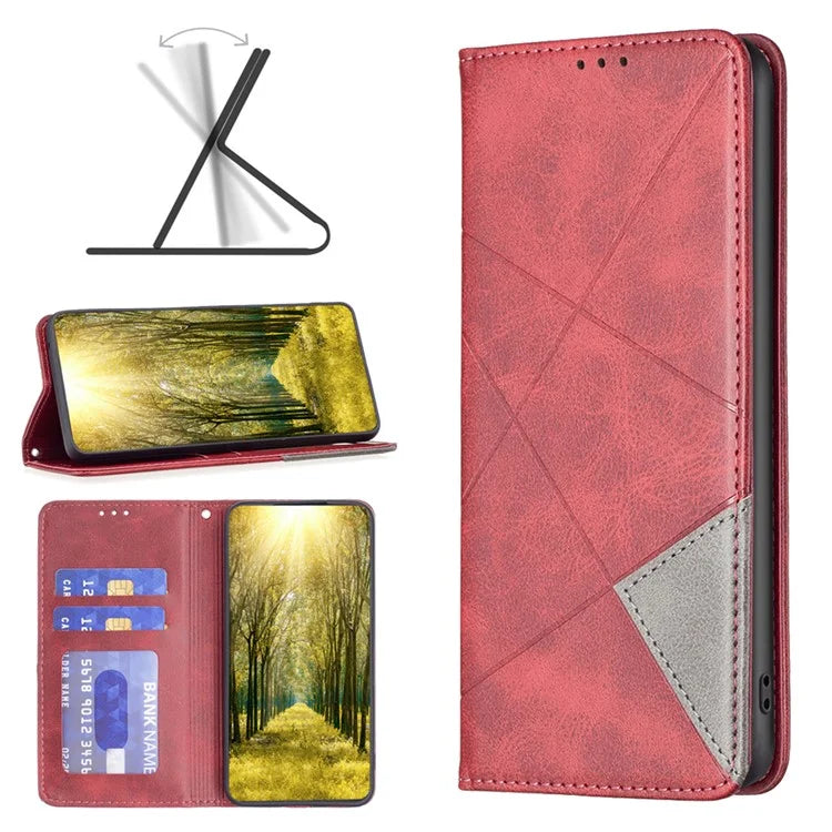 For Xiaomi Redmi Note 13 Pro+ 5G Case PU Leather Phone Cover with TPU Shockproof Shell
