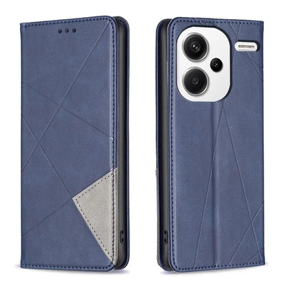 For Xiaomi Redmi Note 13 Pro+ 5G Case PU Leather Phone Cover with TPU Shockproof Shell