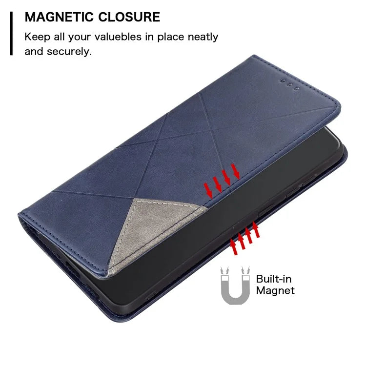 For Xiaomi Redmi Note 13 Pro+ 5G Case PU Leather Phone Cover with TPU Shockproof Shell