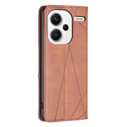 For Xiaomi Redmi Note 13 Pro+ 5G Case PU Leather Phone Cover with TPU Shockproof Shell