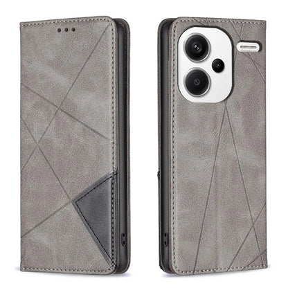 For Xiaomi Redmi Note 13 Pro+ 5G Case PU Leather Phone Cover with TPU Shockproof Shell