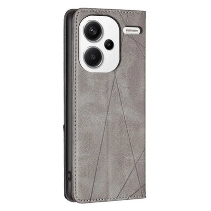 For Xiaomi Redmi Note 13 Pro+ 5G Case PU Leather Phone Cover with TPU Shockproof Shell