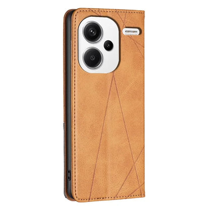 For Xiaomi Redmi Note 13 Pro+ 5G Case PU Leather Phone Cover with TPU Shockproof Shell