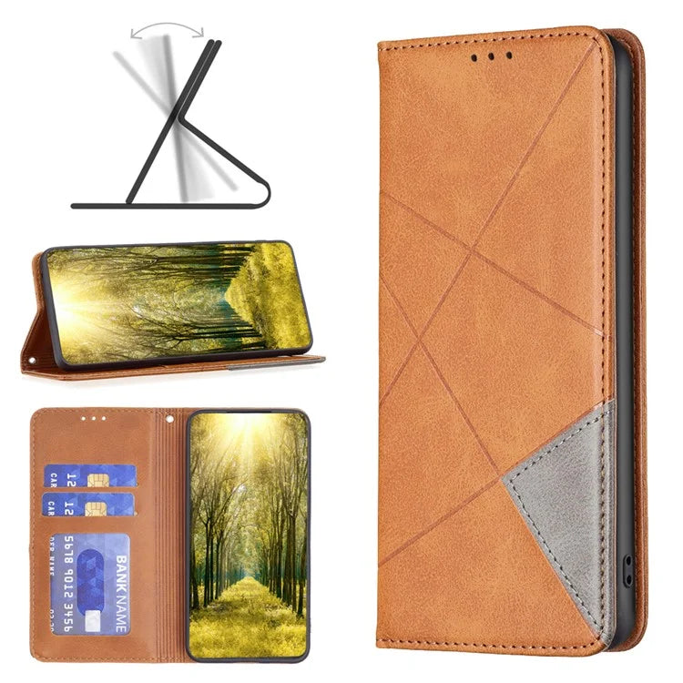 For Xiaomi Redmi Note 13 Pro+ 5G Case PU Leather Phone Cover with TPU Shockproof Shell
