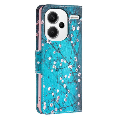 For Xiaomi Redmi Note 13 Pro+ 5G Case with Card Holder PU Leather Pattern Printed Phone Cover