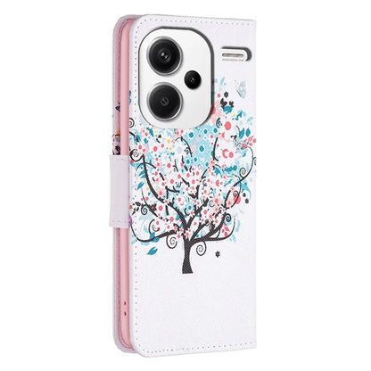 For Xiaomi Redmi Note 13 Pro+ 5G Case with Card Holder PU Leather Pattern Printed Phone Cover