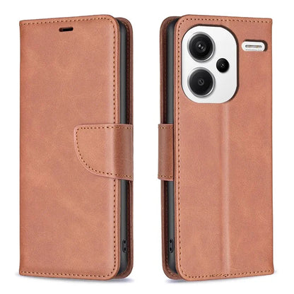 For Xiaomi Redmi Note 13 Pro+ 5G Case Collection Leather Folio Flip Phone Cover Smooth Textured