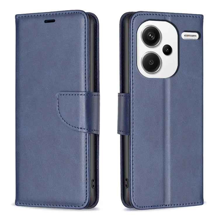 For Xiaomi Redmi Note 13 Pro+ 5G Case Collection Leather Folio Flip Phone Cover Smooth Textured