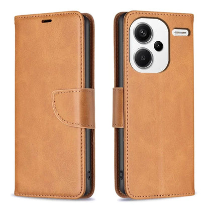 For Xiaomi Redmi Note 13 Pro+ 5G Case Collection Leather Folio Flip Phone Cover Smooth Textured