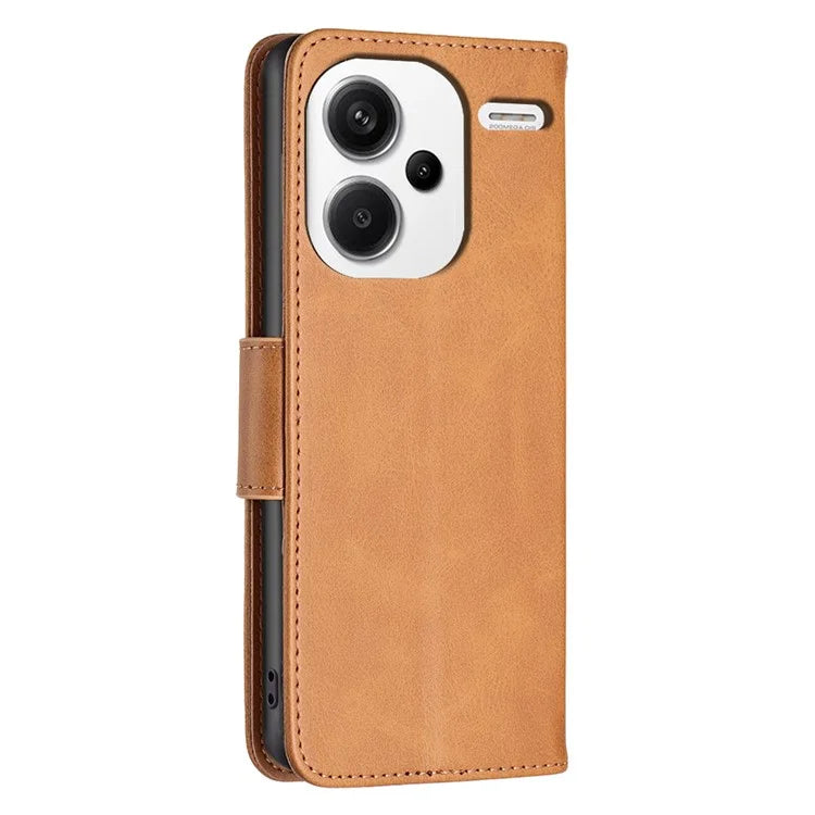 For Xiaomi Redmi Note 13 Pro+ 5G Case Collection Leather Folio Flip Phone Cover Smooth Textured