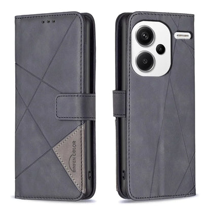 BINFEN COLOR BF05 For Xiaomi Redmi Note 13 Pro+ 5G Phone Case PU Leather Magnetic Protect Cover